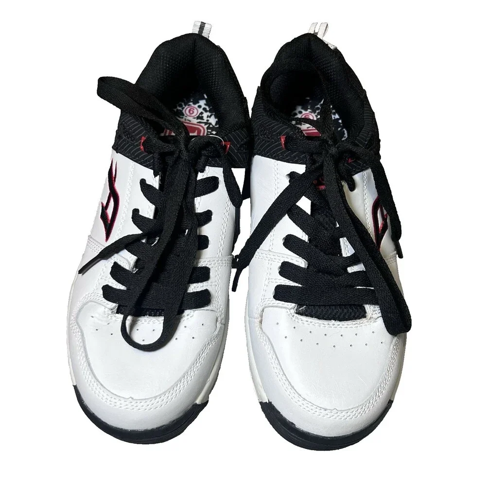 Airspeed Footwear Spade 2 Boys Size 6‎ Skateboarding Sneakers Low Top White Red